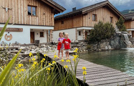 Badespaß am Badeteich Sieglhub in Flachau